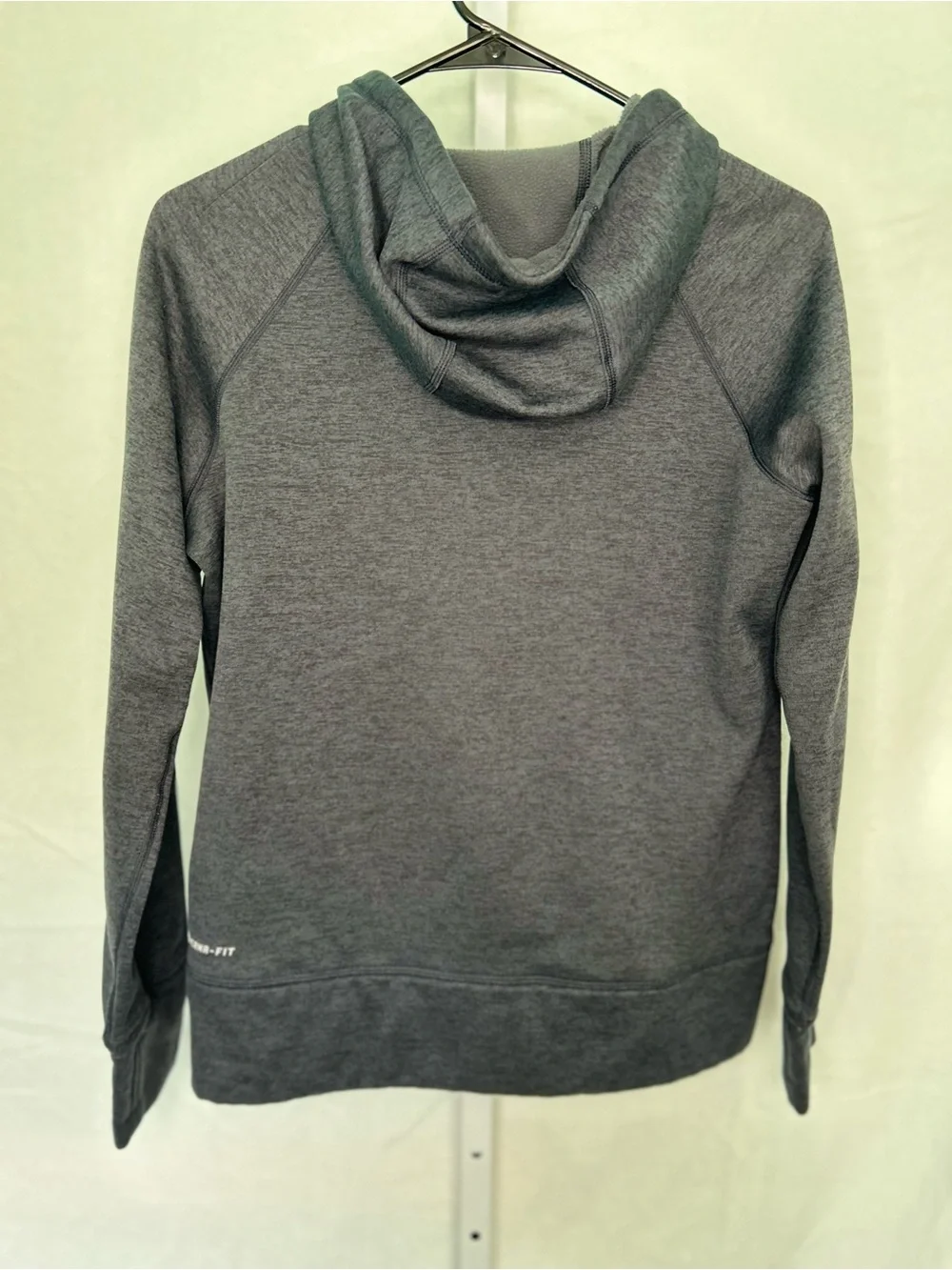 Nike Therma-Fit Charcoal Grey Mens Zip Up Hoodie Medium